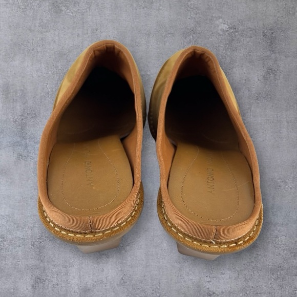 Antonio Melani Alpine Mules Tan Suede Leather Sz: 8.5M - Picture 5 of 10